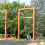 Huskestativ 480 cm høyt med ett sete