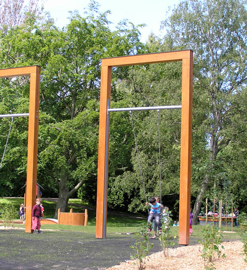 Huskestativ 480 cm høyt med ett sete