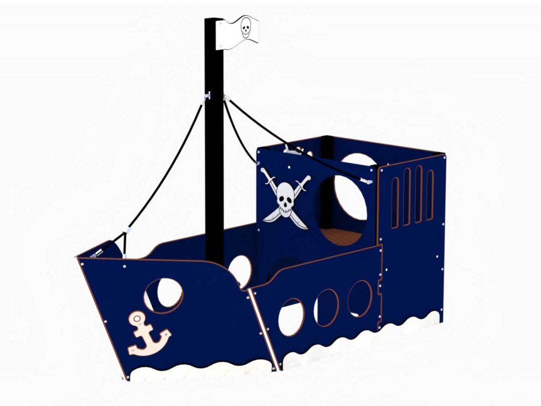 Sjørøverskute blå Sjørøverskute blå