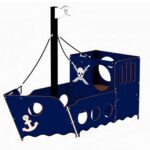 Sjørøverskute blå Sjørøverskute blå