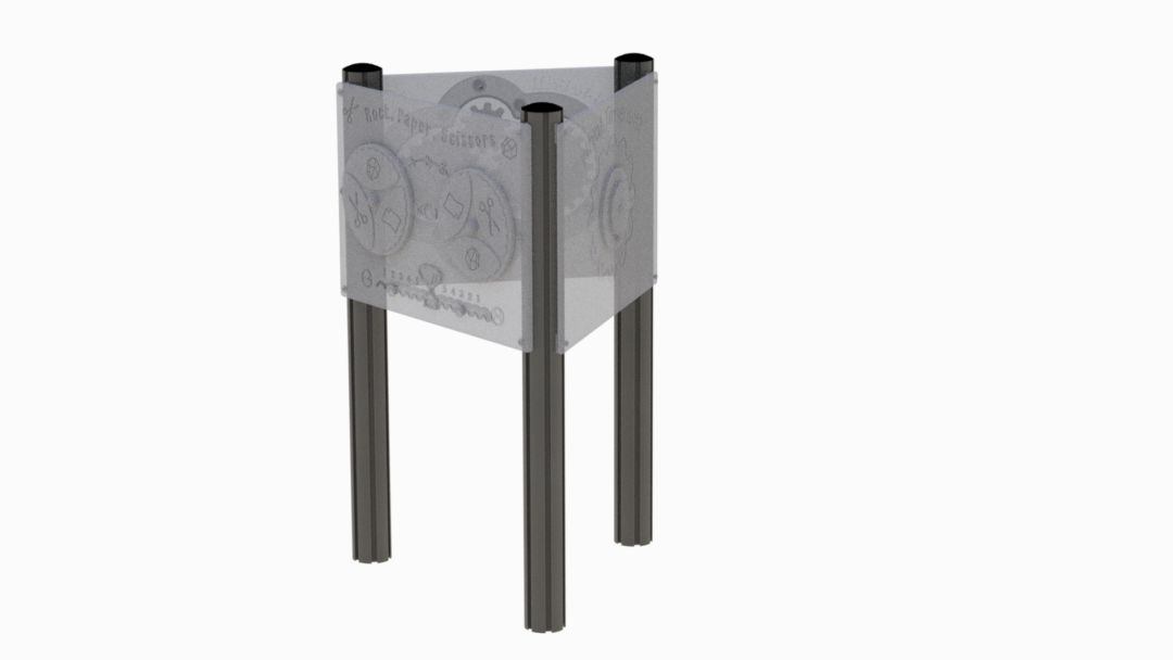 25 061 001 MS Camera Camera 2 Stolpe til tre aktivitetspaneler