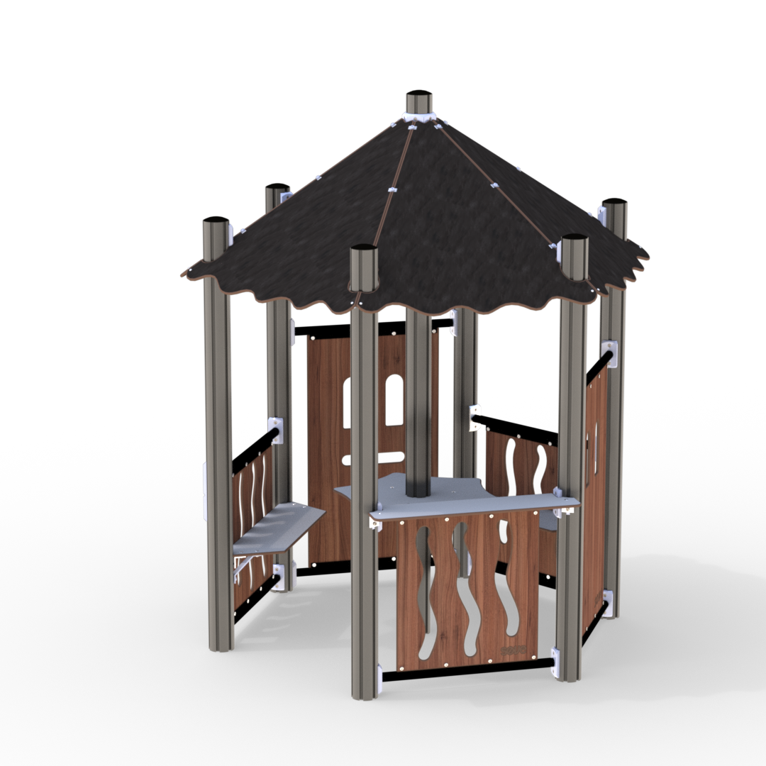 Villmark lekehus med bord