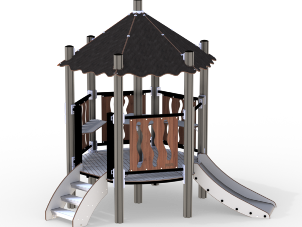 26 100 032 (3) Camera Default Camera Villmark lekehus med liten sklie