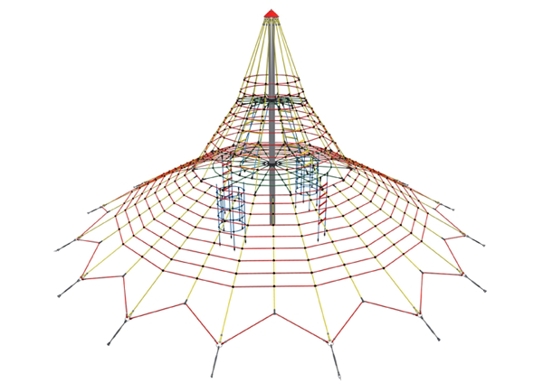 Klatrenett spacenett 560cm