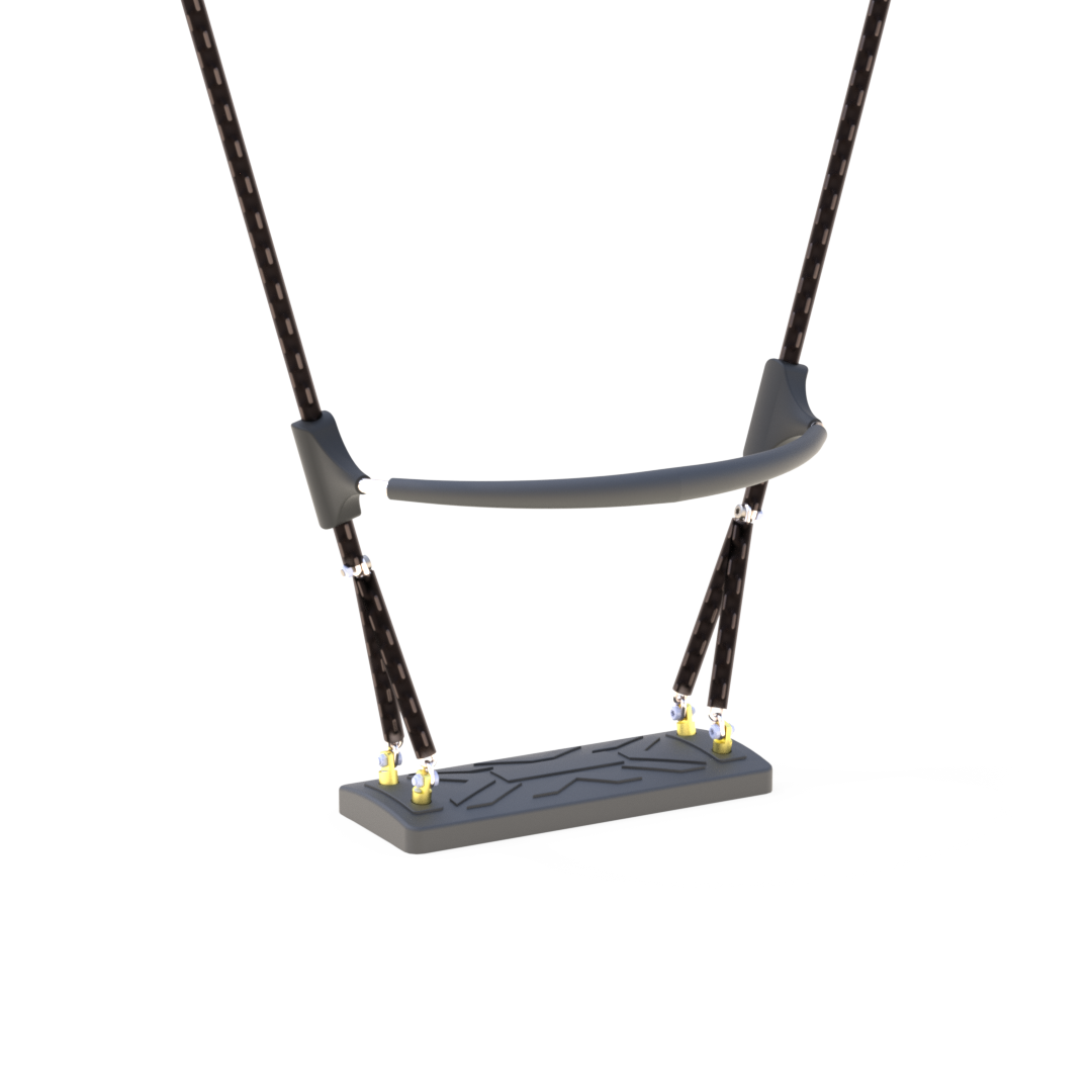 Gummisete til buet stativ for seks seter