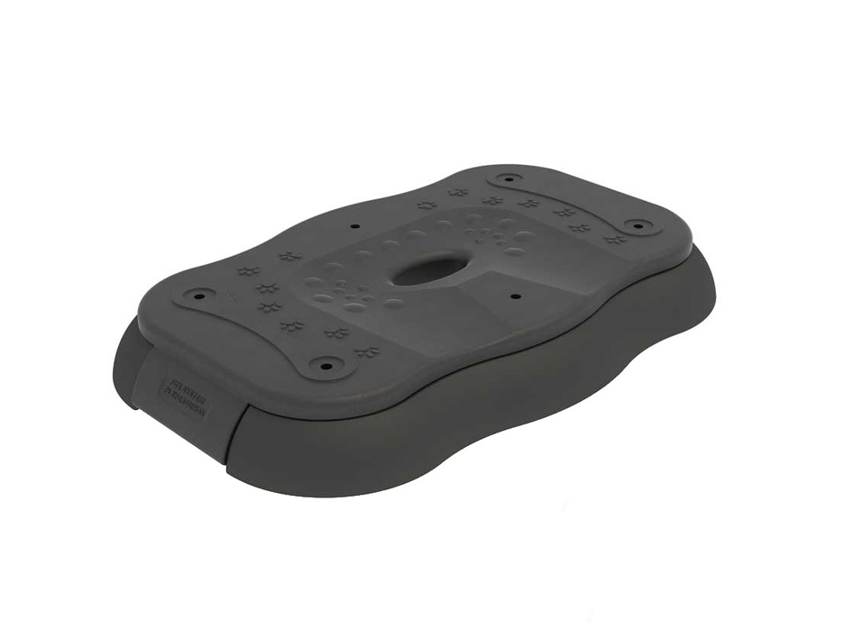 Huskesete i plast/gummi - myk kant