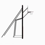 Fotballmål, håndballmål og basketkurv (3x2m)