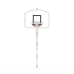 Basketballstativ med kurv frittstående, regulerbar