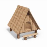 Knaphus lærk, på påler