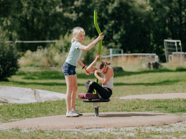 Spinner karusell på skole