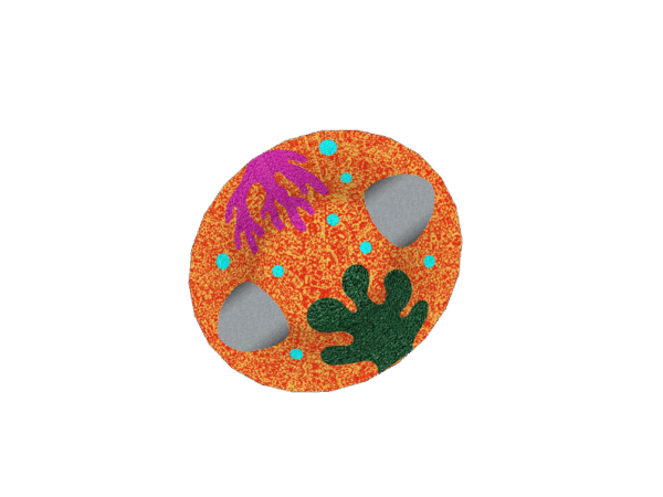 korallrev tunnel i 3D for lekeplassen