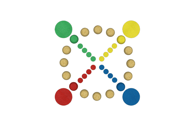 ludo 3D sirkel med mange farger