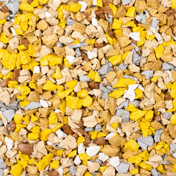 Diamant halv - EPDM 225 mm, multifarge