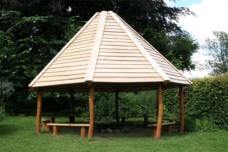 Le20070 Grillhus 8 Kantet grillhus 8 kantet diameter 6 meter