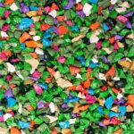 Diamant halv - EPDM 225 mm, multifarge