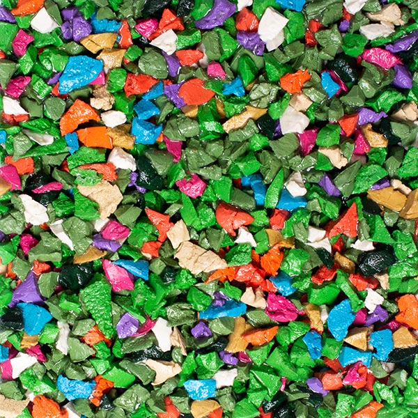 Diamant halv - EPDM 225 mm, multifarge