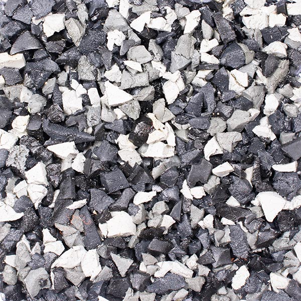 Diamant halv - EPDM 225 mm, multifarge