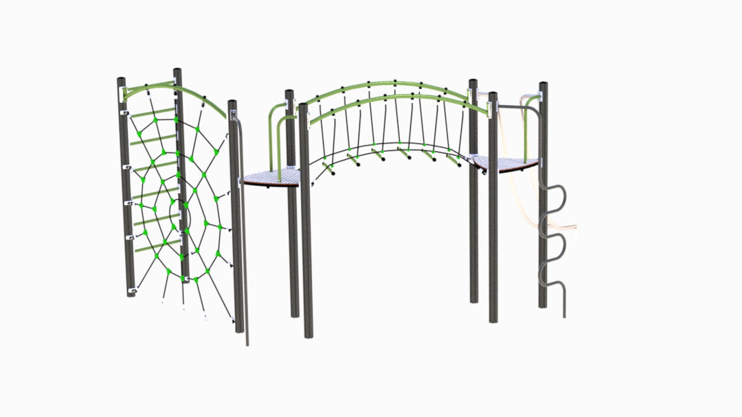 14 101 011 Grønn Grå Rauland klatreapparat