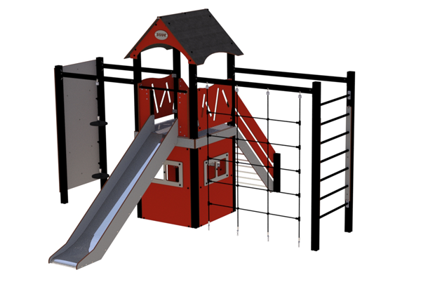 Eidsfoss lekeapparat rød