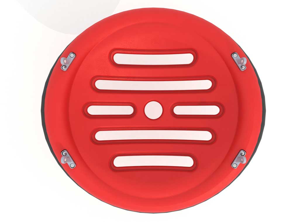 50 105 511 Rød Ufo Rød UFO huskeoppheng til lekeplassen