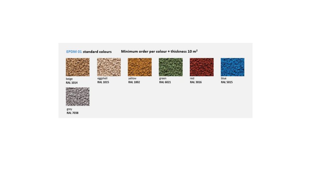 EPDM01 Farger EPDM01 farger