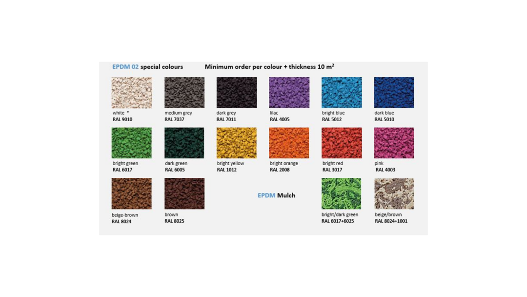EPDM02 Farger EPDM02 farger