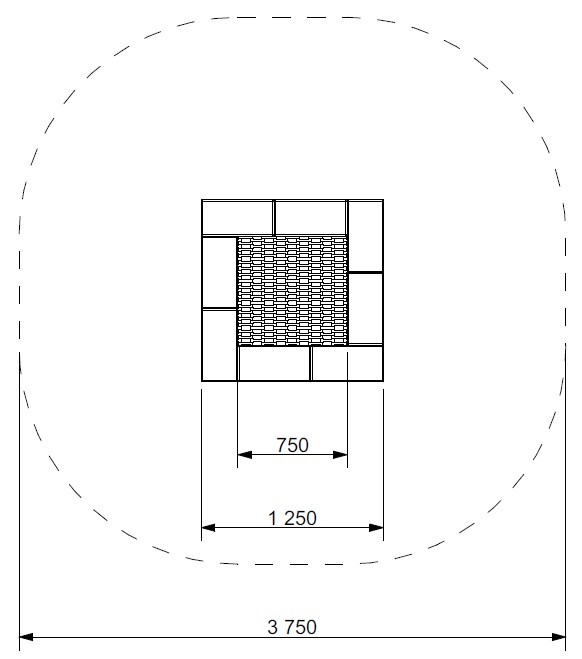 33 410 125 Trampoline Pako 125 Diameter Pako 125