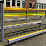 Dobbel balanse m/rekkverk