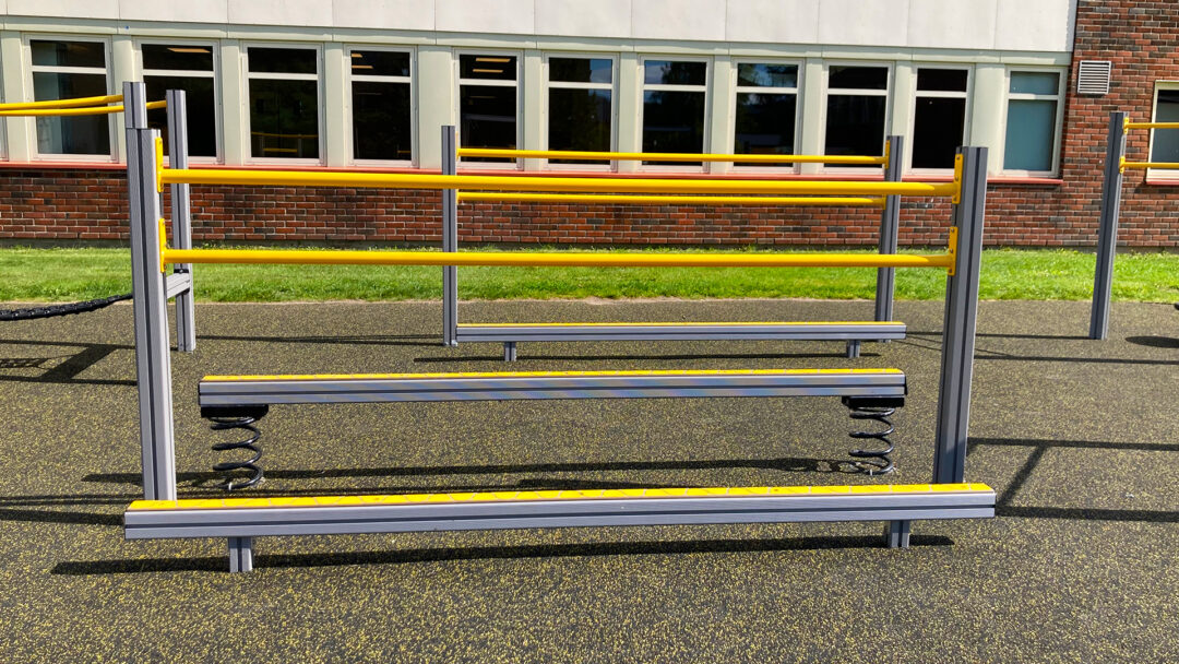 Dobbel balanse m/rekkverk