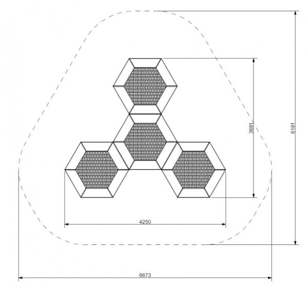 33-430-041_2 Trampoline Hexo 4B