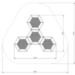 Trampoline Hexo 4B EPDM