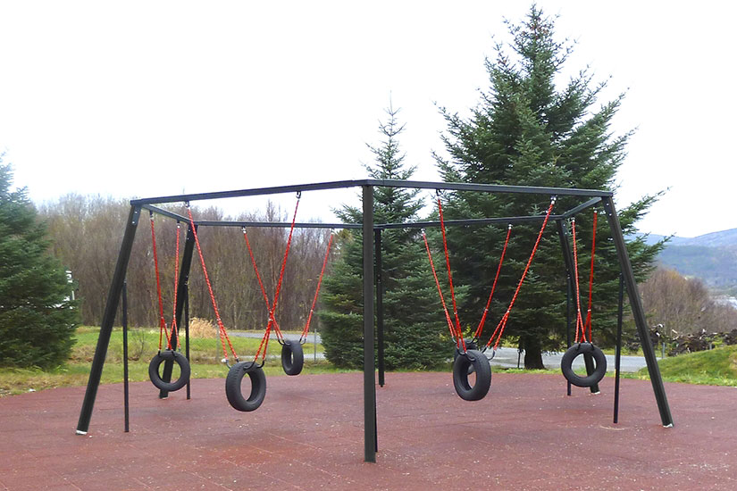 6-kant huskestativ for 6 seter