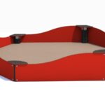 Sandkasse 6-kant buet