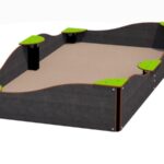 Sandkasse 1,3 x 2,5 buet