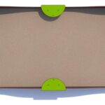 Sandkasse 1,3 x 2,5 buet