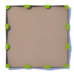 Sandkasse 3,7 x 3,7 buet