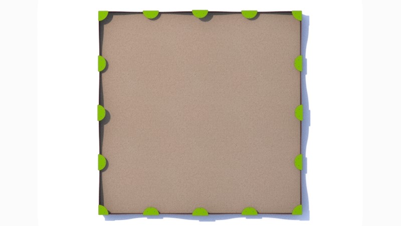 61 200 342 3 Sandkasse 4,9 x 4,9 buet