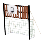 Mål med basketballkurv