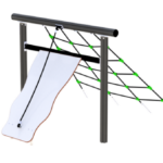 Klatrehinder med klatrevegg