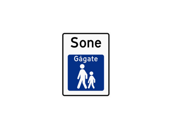 25-080-040_1 Trafikkskilt - sone gågate