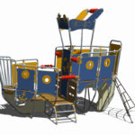 Skute til lekeplassen