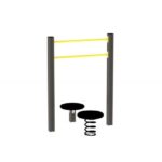 Dobbel gå opp og ned med støtte