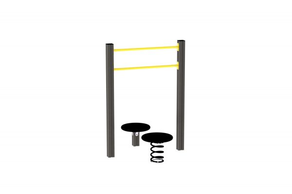 Dobbel gå opp og ned med støtte