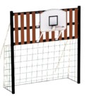 Mål med basketballkurv