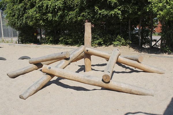 Balanseløype med solseil