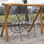 Galge med skrånett og knuter