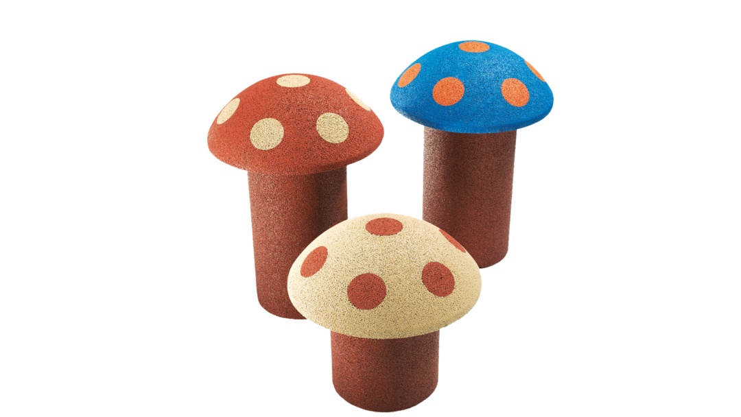 Balansestolpe med sopp