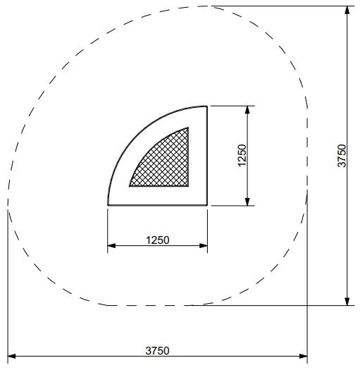 Trampoline Kvart 125