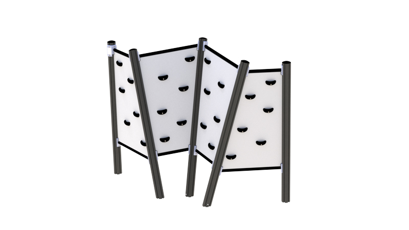 Buldervegg 1 med klatregrep