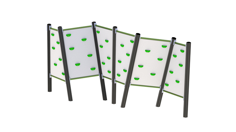 Buldervegg 2 med klatregrep